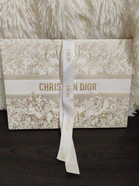Christian Dior Gift Bag With Ribbon Tie NWOT